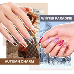 Beetles Gel Nail Polish Kit matte top coat adds elegant finish