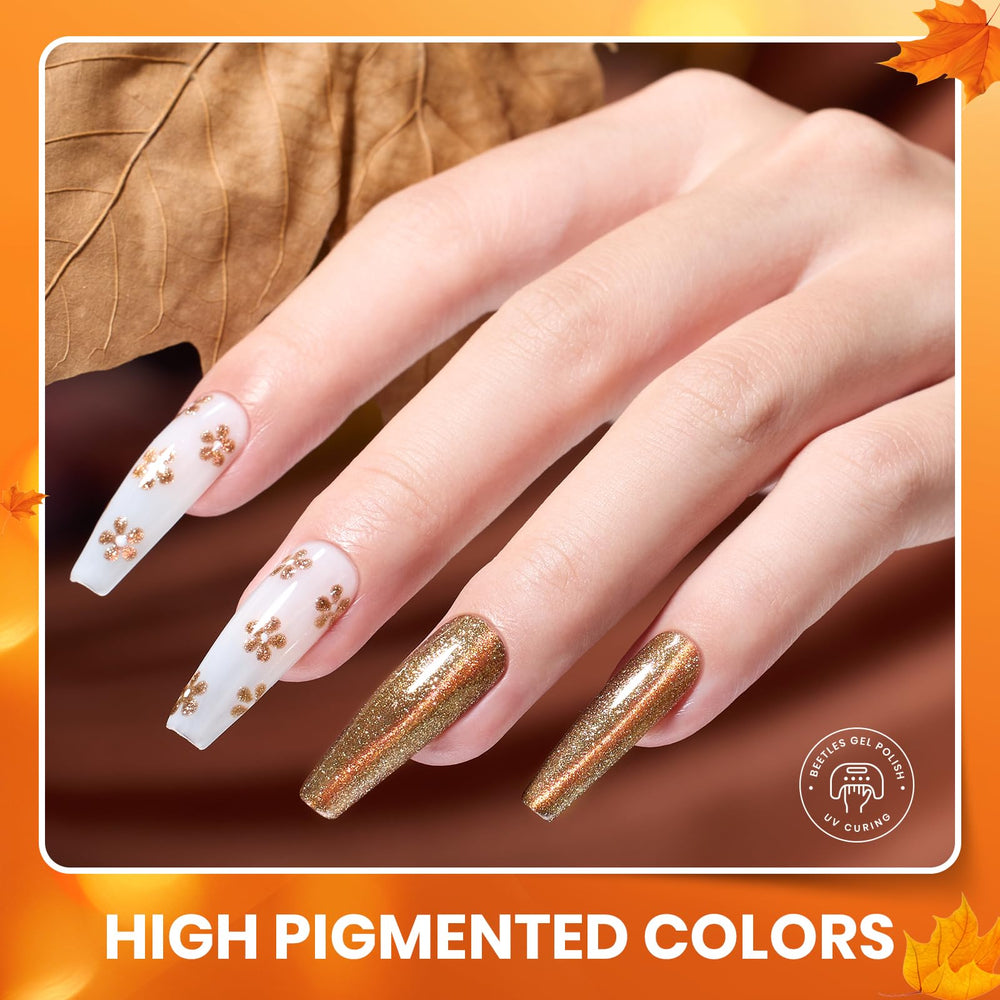 Beetles Glitter finish adds sparkle for party-ready nails