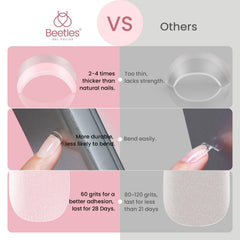 Beetles extra short square tips ideal for home DIY manicures