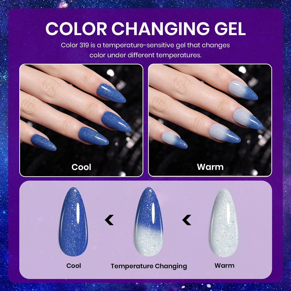 Beetles Dual-effect polish combines magnet and temperature shifts.