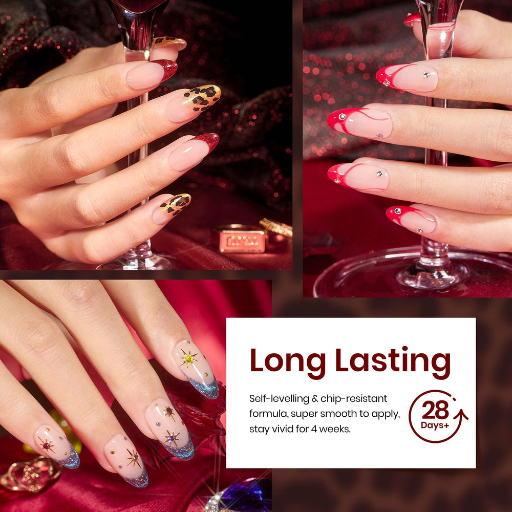 Beetles Gel Polish 5mL bottles with 20 colors for easy layering
