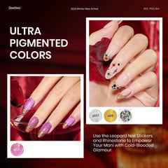 Beetles Gel Polish Kit base coat and top coats for durable finishes