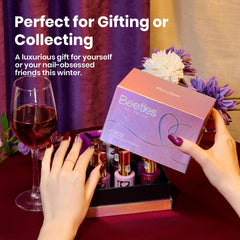 Beetles Midnight Café packaging conveys premium gift presentation
