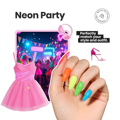 Beetles Gel Polish neon brush close-up demonstrates smooth application and glossy finish.
