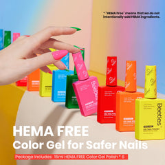 Beetles Gel Polish yellow bottle shines bright for daytime to nighttime looks.