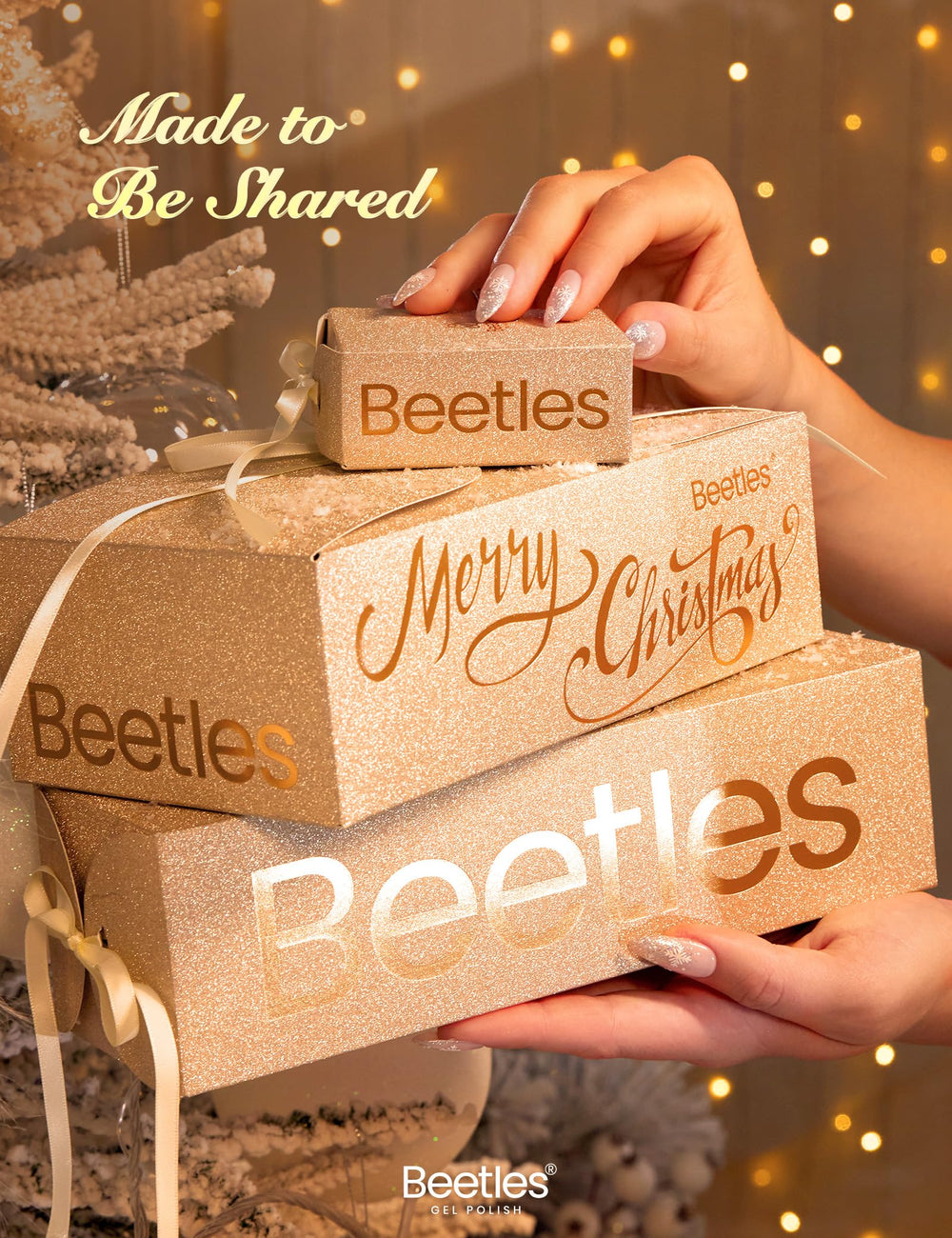 Beetles Gel Polish reusable gift box doubles as a chic organizer