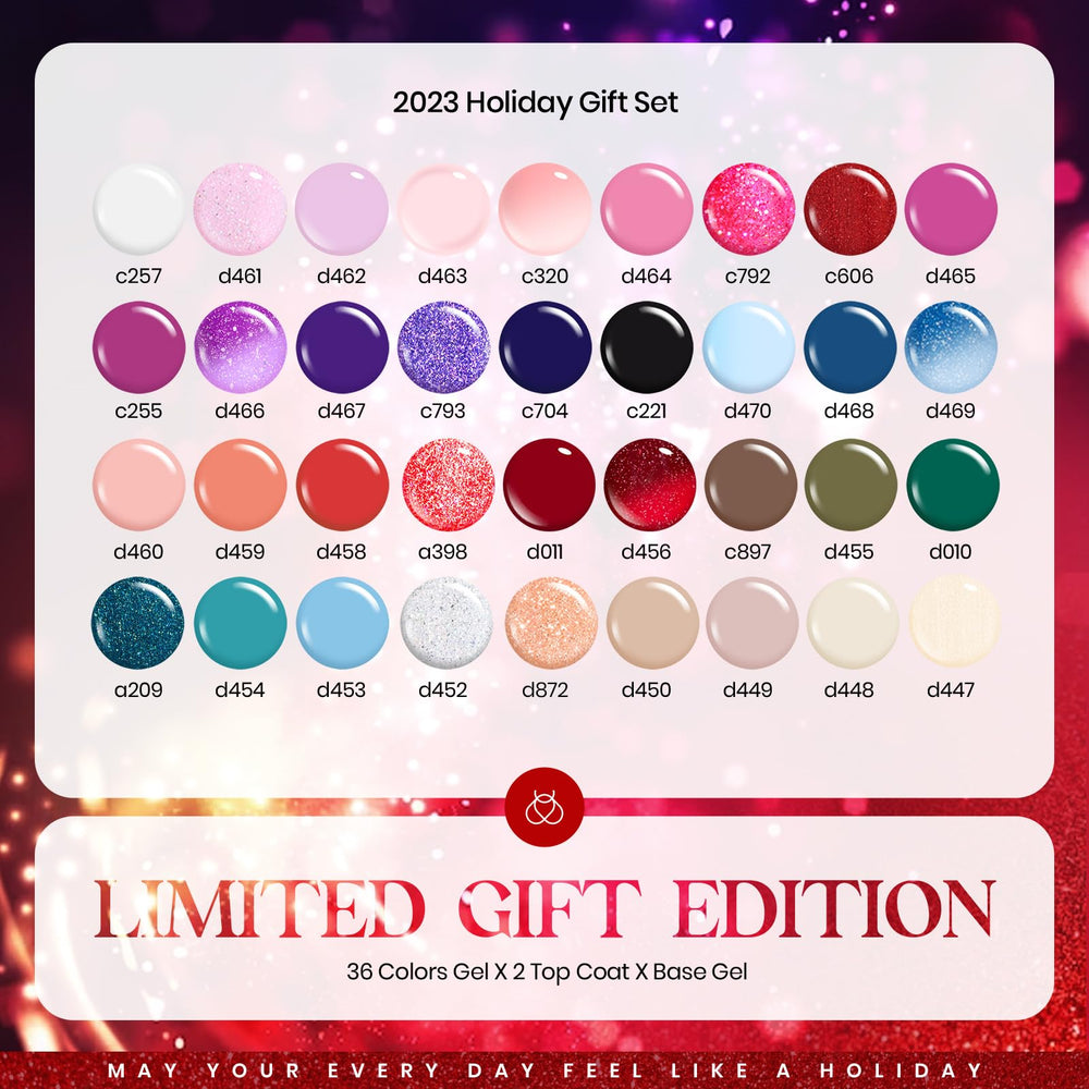 Beetles Gel Polish Set 39Pcs blue polish for smooth, even color