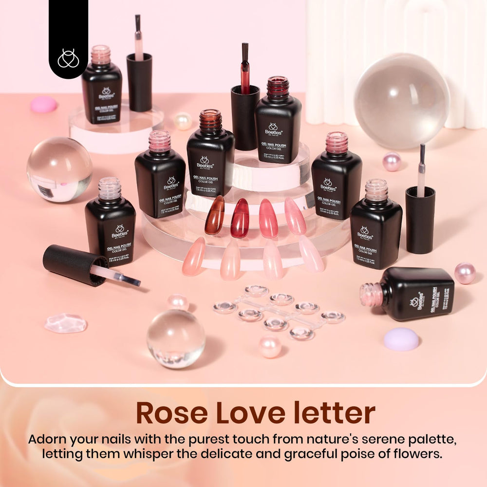 Beetles glitter-pink Sunset Rose 4 brings subtle sparkle for special occasions