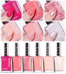 Beetles Heartbeat 6-color palette for versatile DIY nail art at home