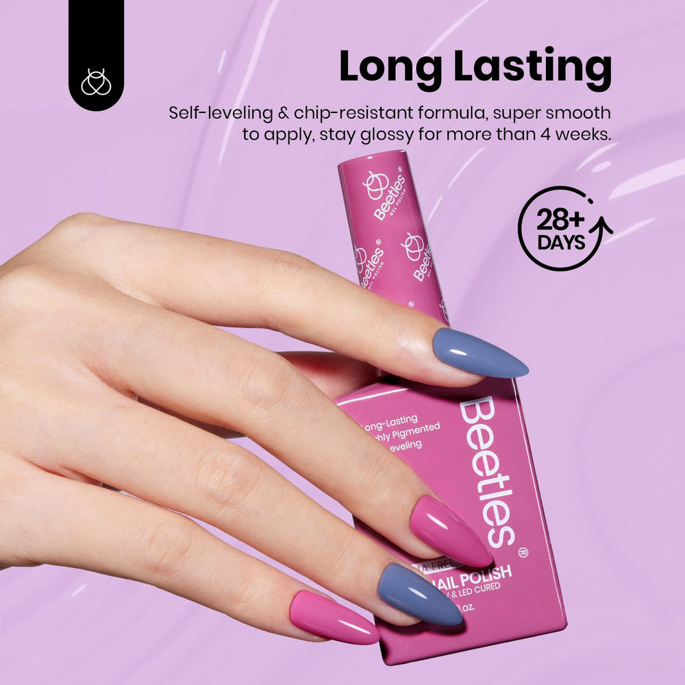 Beetles Hema-Free unicorn-series bottles highlighted for easy color kit experience