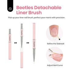 Beetles HEMA Free nails curing under LED lamp for quick set.