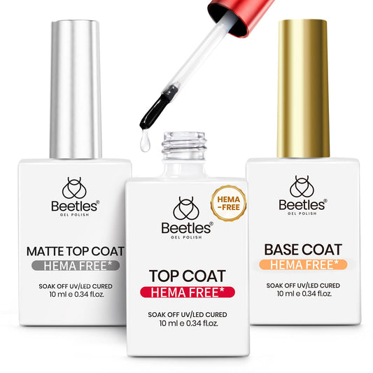 Beetles Hema Free Base Coat for strong adhesion and smooth prep