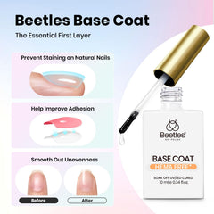 Beetles Hema Free Nail Swatch demonstrates long‑lasting shine and color