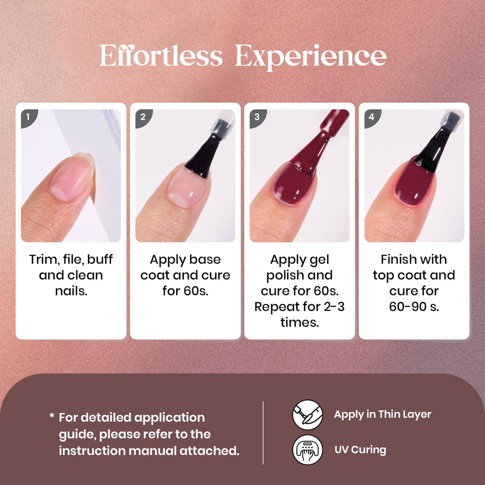 Beetles Verse of Roses holiday manicure ideas and application steps.