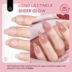 Beetles Jelly Gel bottle closeup highlights smooth application and shine