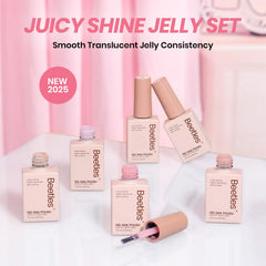Beetles Jelly Gel Nail Polish with 60–120 seconds UV cure time.