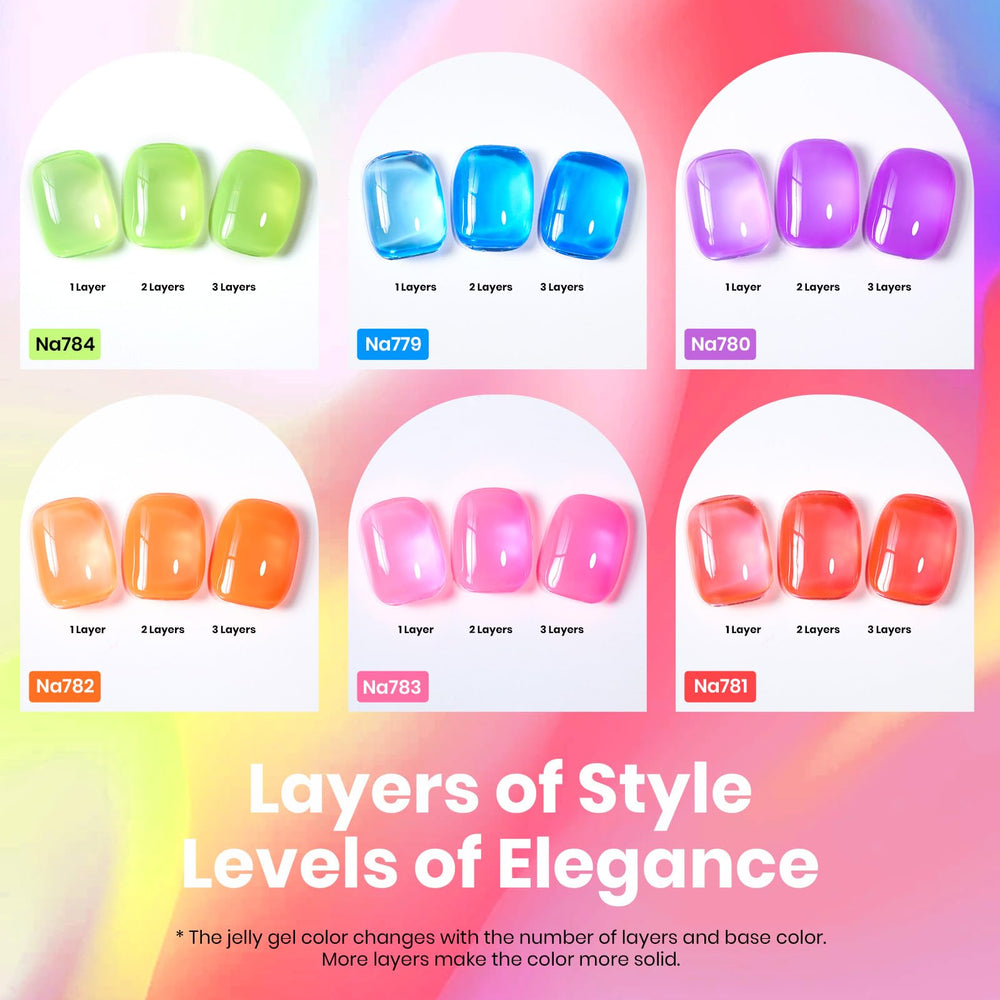 Beetles Jelly Gel Orange Nail Polish provides sunny brightness with jelly-like transparency