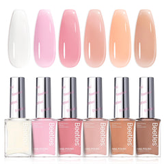 Beetles Jelly Nail Polish swatches display for easy color matching at home.