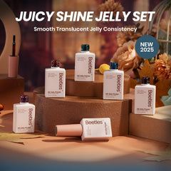 Beetles translucent jelly gel shade adds sheer, buildable glamour.