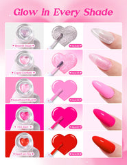 Magnetic heart tool helps create subtle romantic accents.