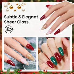 Beetles Merry Sparkle gold dip powder for luxe holiday nails.