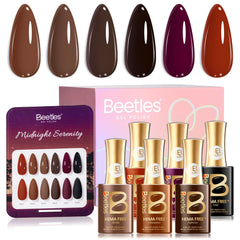 Beetles Midnight Serenity box for an organized, salon-ready display of the gel polish set.