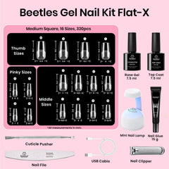 Beetles mini nail lamp ready for at-home curing sessions
