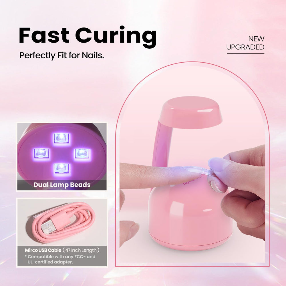 Beetles Mini UV Light USB-powered for easy charging anywhere.