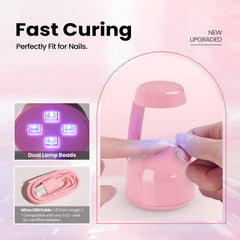 Beetles Mini UV Light USB-powered for easy charging anywhere.