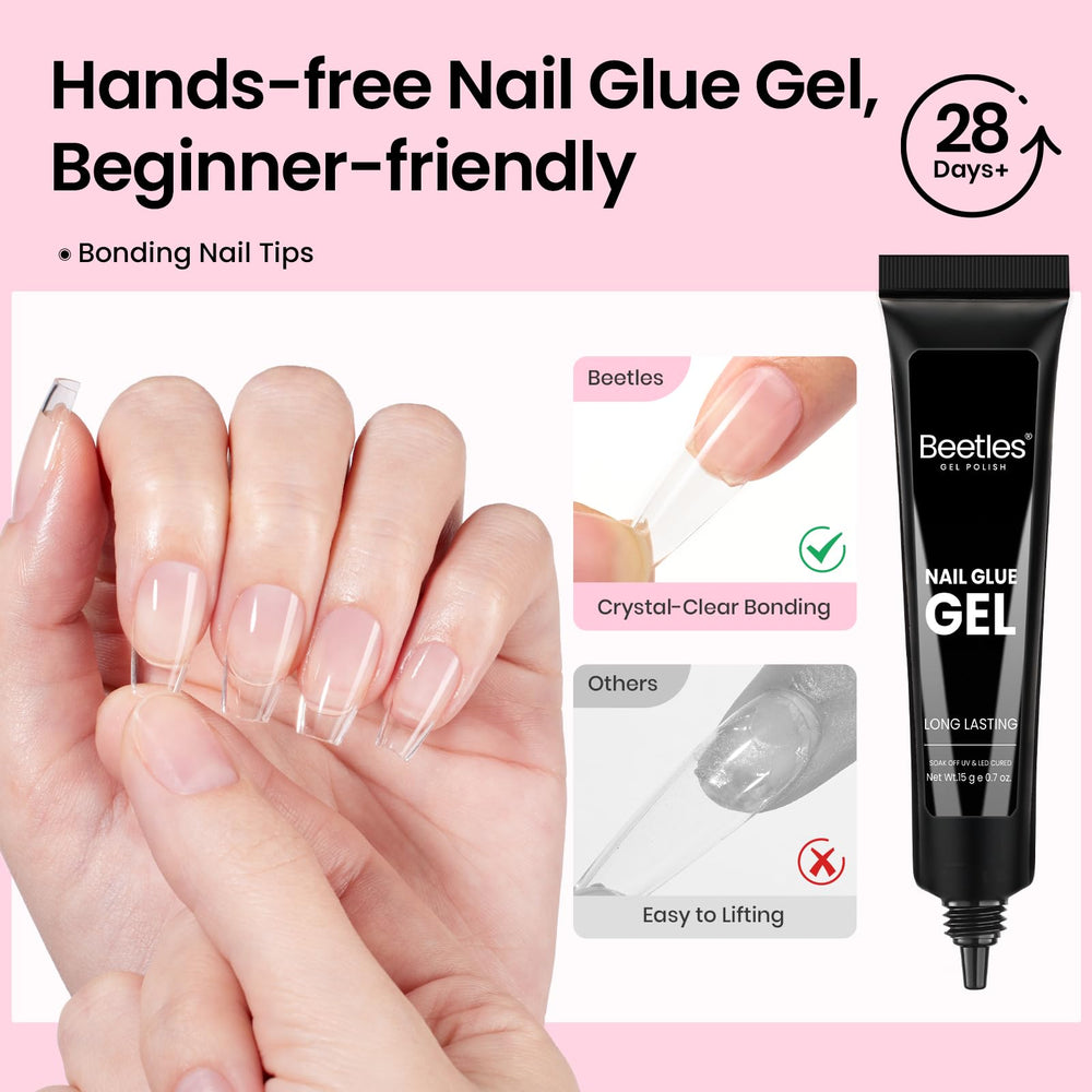 Beetles nail clipper and file set for shaping and prep.