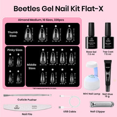 Beetles nail clipper and file kit for precise shaping