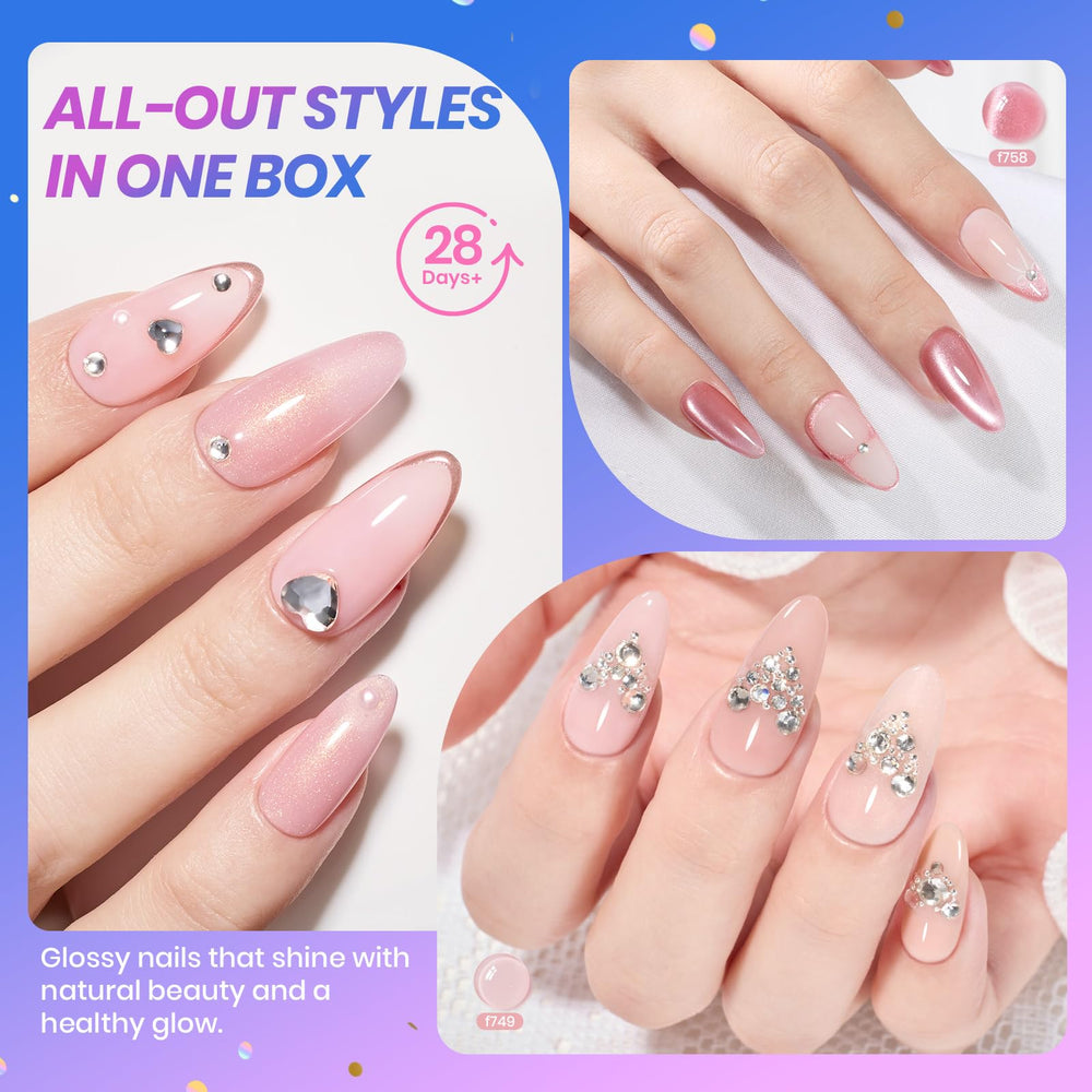 Beetles Nail decorations and stickers included for easy DIY nail art.