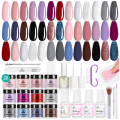 Beetles Nail Dust Brush captures powder for cleaner nails