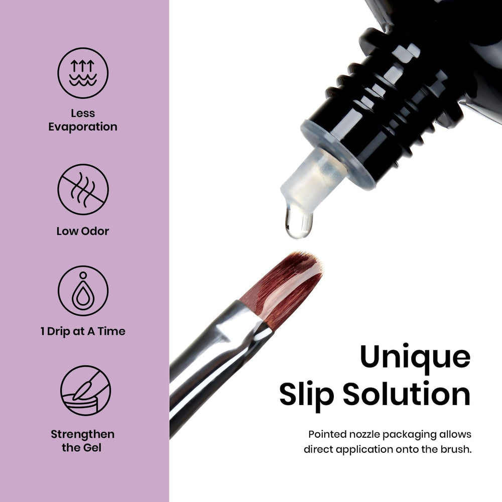 Beetles dual-headed brush and nail forms for precise shaping at home