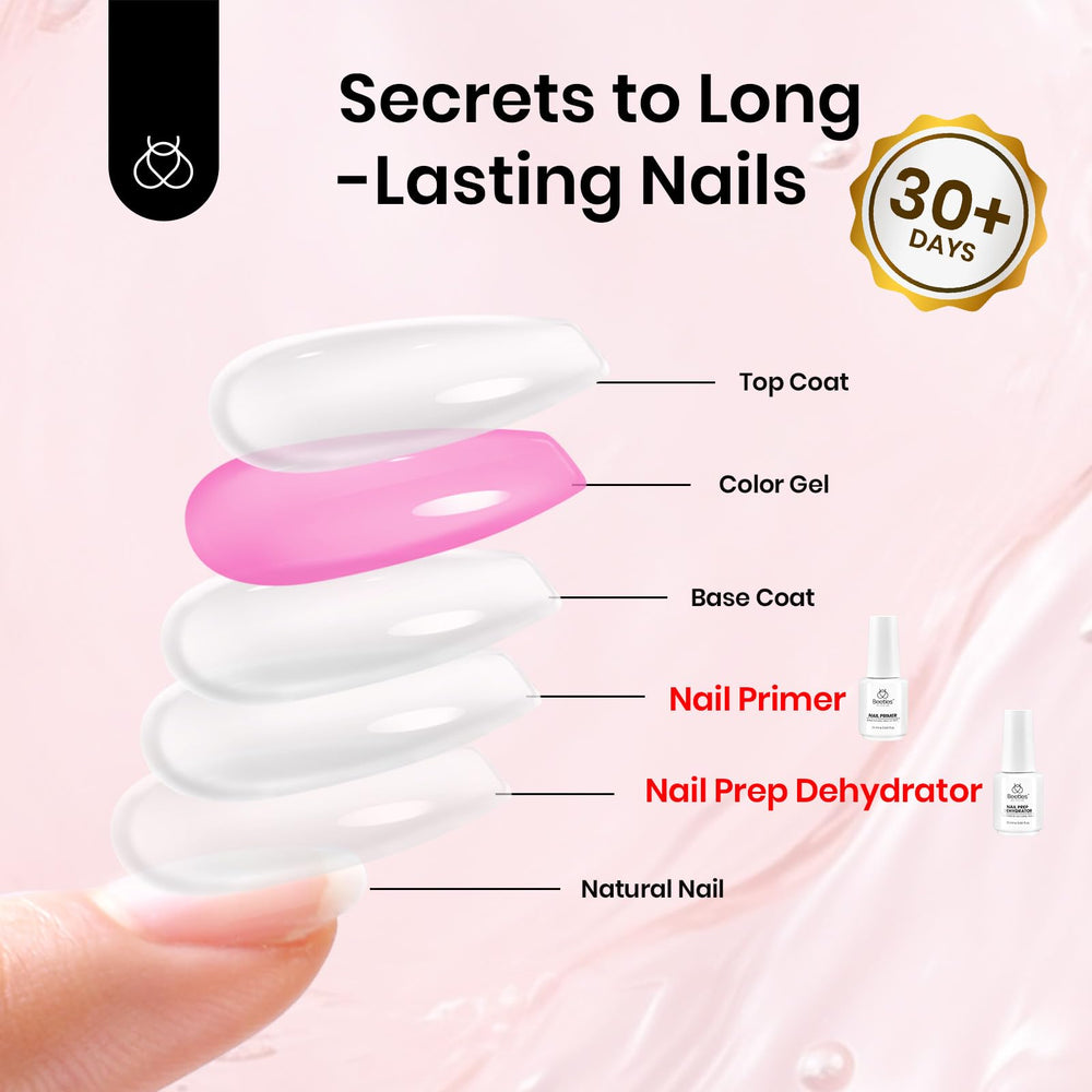Beetles Nail File trims and shapes nails for a polished base.