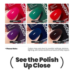 Beetles long-lasting shine lasts up to eight days with layering.