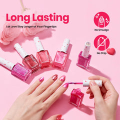 Beetles Quick Dry nail polish demonstrating a 10-minute manicure.