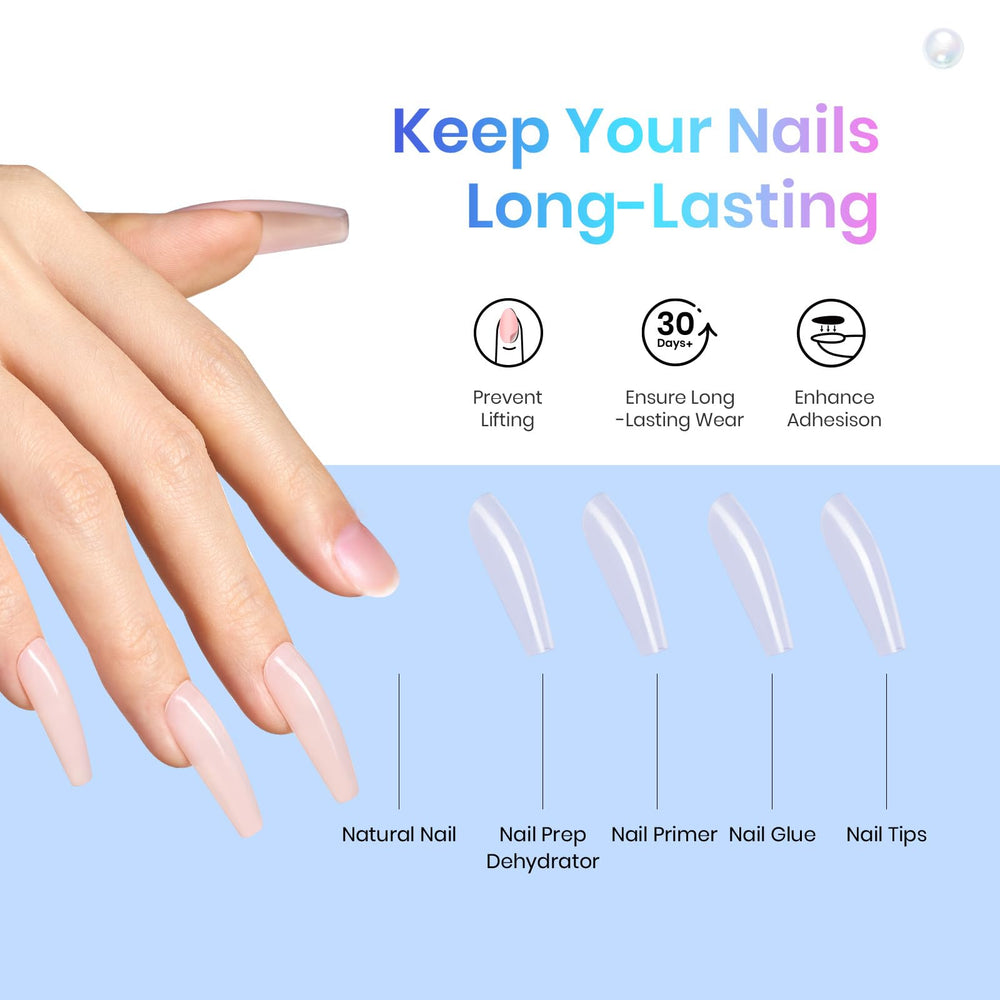 Beetles nail prep kit on desk presents professional-grade setup for accurate application.