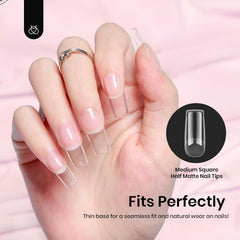 Beetles Nail Tips twelve sizes labeled 0-11 for precise fit