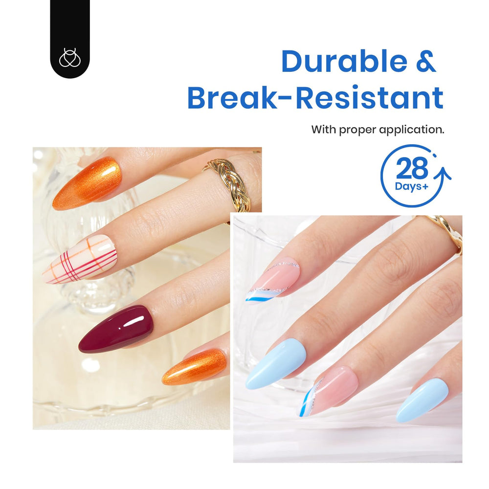Beetles Nail Tips 3-minute extension lets you refresh nails fast.