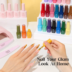 Beetles 28 piece nail tools set for at home manicure convenience