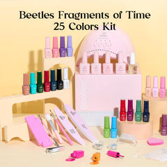 Beetles 28-pcs nail tools kit supports complete at-home manicures.