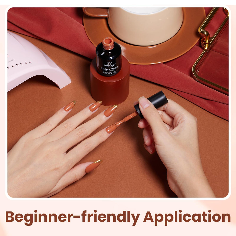 15ml Beetles bottle emphasizes value for multiple manicures.