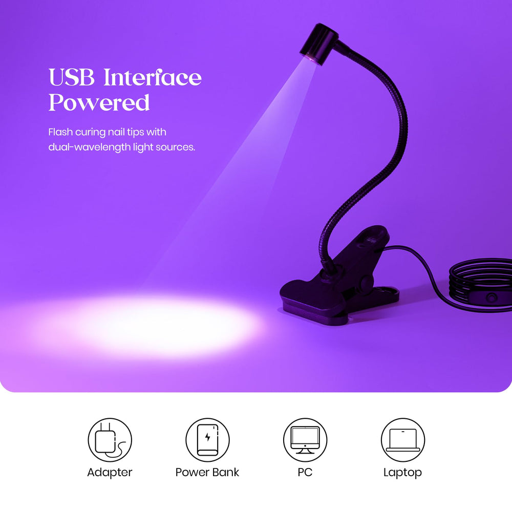 Beetles portable nail lamp for quick, safe gel-drying routines.