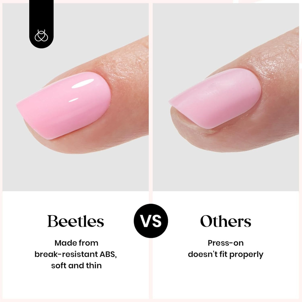 Beetles Press On Nails adhesives and tabs provide quick, mess-free application