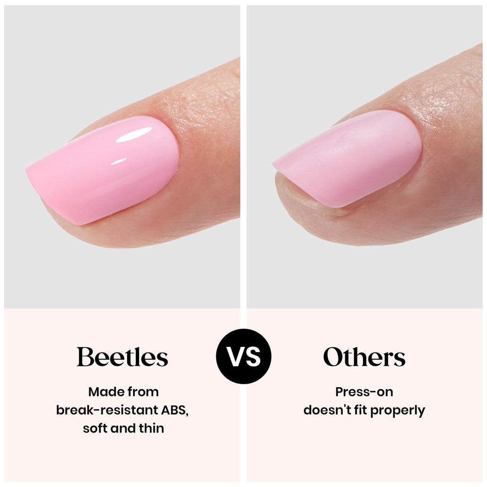 Beetles Press On Nails Kit nail file 100/180 for precise shaping