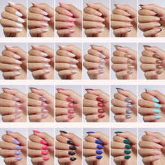 Beetles Press On Nails: short almond nails for natural look