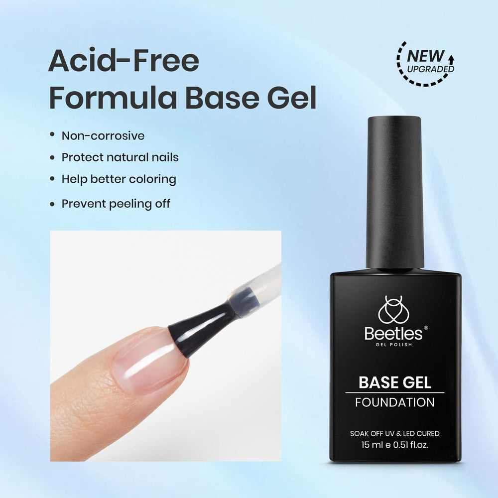 Beetles Primer improves adhesion between natural nails and gel products.