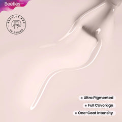 Beetles Pro Jelly Nude Mildly Obsessed application brush provides smooth glide