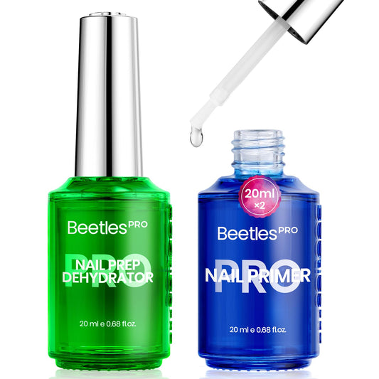 Beetles Pro 20ml nail dehydrator bottle ready for prep and adhesion